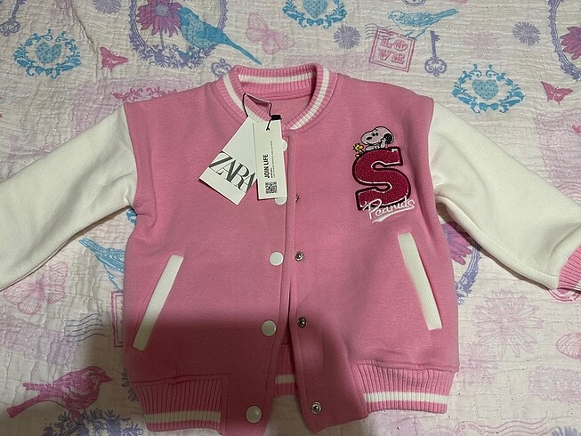Zara Zara kolej ceket snoppy