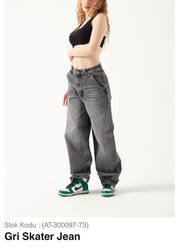 Gri Skater Jean