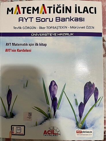 Acil yayinlari Matematigin ilaci ayt soru bankasi