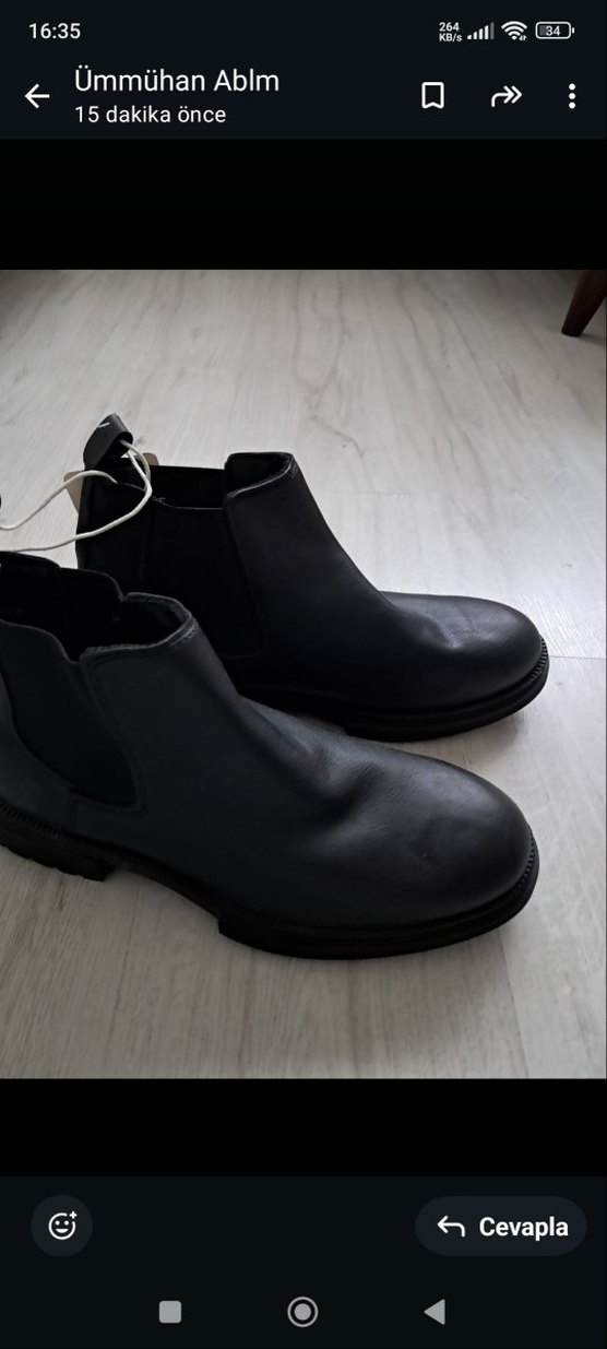 Siyah Deri Minimalist Stiletto Topuklu Bot - Görsel 3