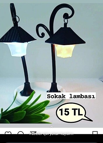 Sokak lambası 2 renk