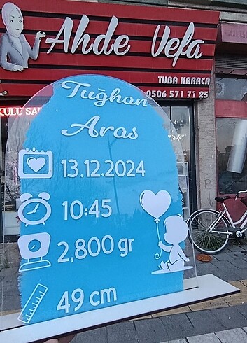 Doğum panosu şeffaf pleksi