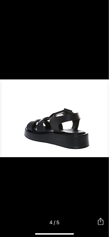 38 Beden siyah Renk Oysho sandalet