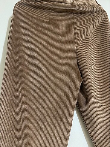 38 Beden kahverengi Renk Kadın kadife pantolon