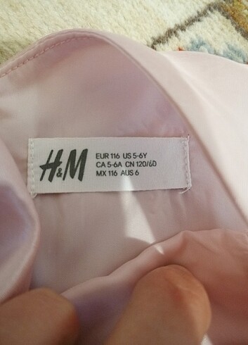 5 Yaş Beden H M marka elbise 