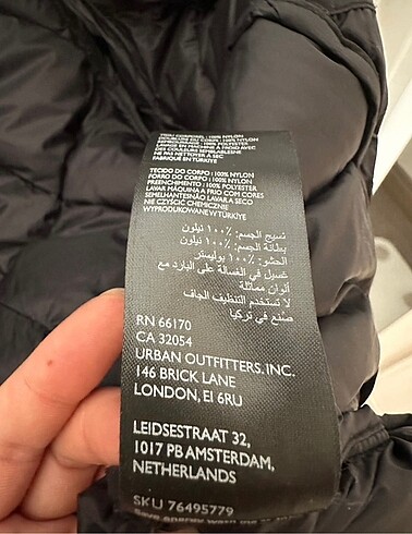 m Beden lacivert Renk Urban Outfitters Oversize Mont