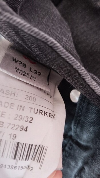 32 Beden Kot pantolon 