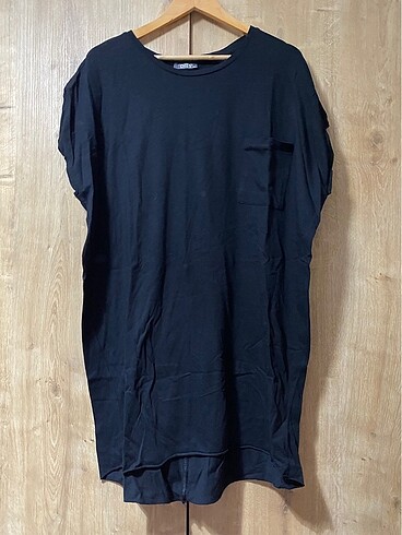 Siyah oversize t-shirt / elbise