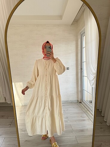 Pamuklu elbise - Görsel 6