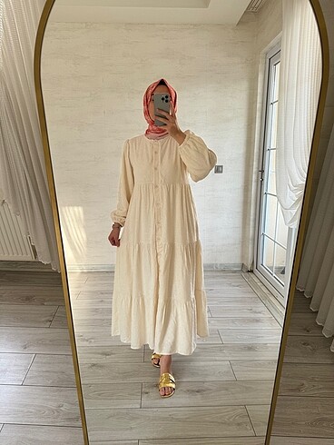 Pamuklu elbise - Görsel 5