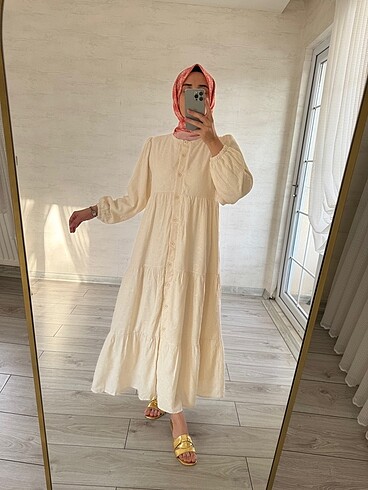 Pamuklu elbise - Görsel 7