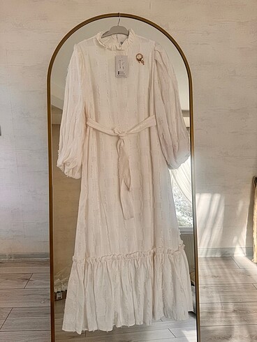 Beyaz elbise - Görsel 5