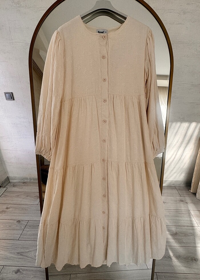 Önden aşağı kadar düğmeli - Görsel 3