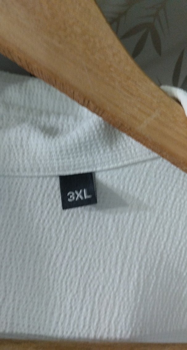 Beyaz Erkek Keten Uzun Kollu Gömlek - Görsel 3