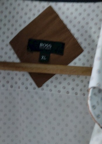 Erkek Gri Baskılı Kısa Kollu V Yaka Gömlek - Görsel 2