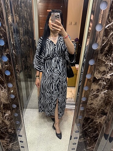 Trendyol & Milla Yazlık zebra Elbise