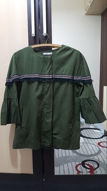 Etnik model mevsimlik ceket