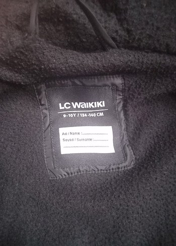 Erkek Çocuk Siyah Kapüşonlu Kışlık Mont - Görsel 3