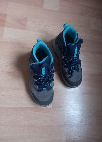 Erkek Çocuk Gri Mavi Spor Ayakkabı - Görsel 3