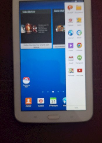 Beden Renk Samsung Beyaz Galaxy Tablet