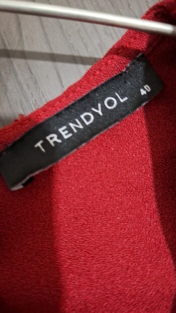 Trendyol & Milla Düz kırmızı elbise