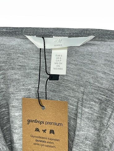 s Beden gri Renk H&M Bluz %70 İndirimli.