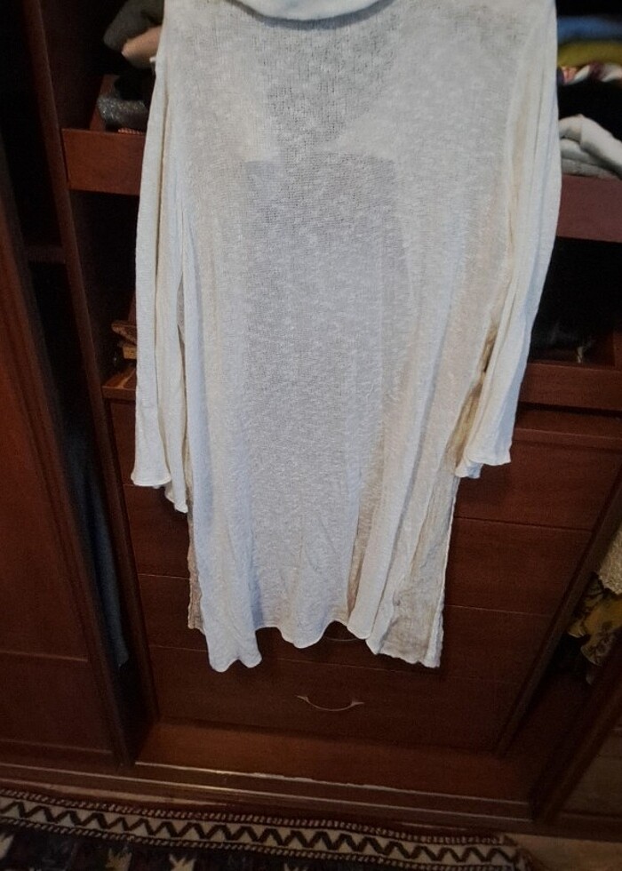 Ince şık islemeli hırka - Görsel 5