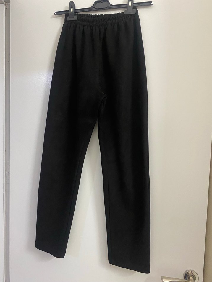 Gri Püsküllü Uzun Kollu Kadın Tunik Pantolon Takımı - Görsel 2