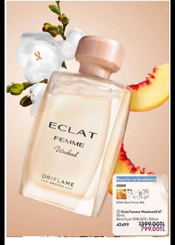 Oriflame Eclat Femme Weekend Kadın Parfümü 50 ml