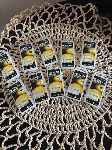 Duracell 10 numara pil