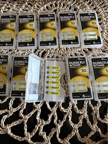universal Beden çeşitli Renk Duracell 10 numara pil