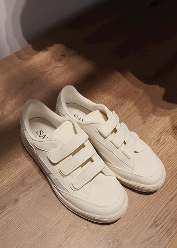 Saye M89 Strap Sneakers - Cloud
 Batlı Kadın Vegan Spor Ayakkabı - Görsel 2