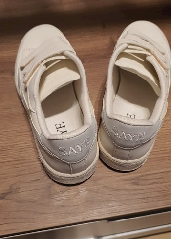 Saye M89 Strap Sneakers - Cloud
 Batlı Kadın Vegan Spor Ayakkabı - Görsel 3