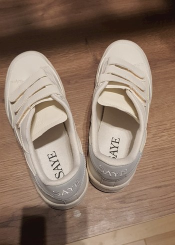 Saye M89 Strap Sneakers - Cloud
 Batlı Kadın Vegan Spor Ayakkabı - Görsel 4