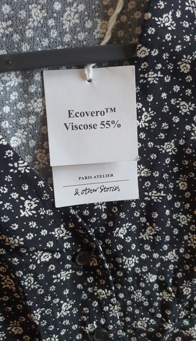 &Other Stories - Etiketli - Çiçek Desenli Düğmeli Elbise - Görsel 2