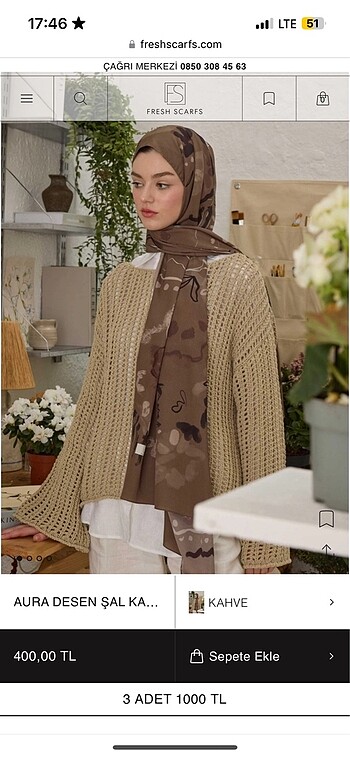 Fresh Scarf Şal