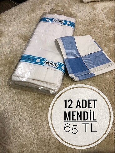 Beyaz Erkek Mendili Düğün Mendili