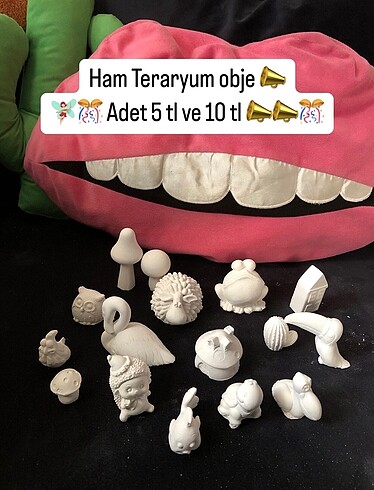 Ham Teraryum Obje Boyamalık Obje Boyasız Obje