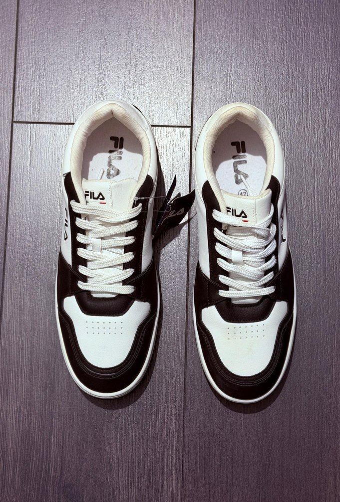FILA Beyaz Siyah Erkek Spor Ayakkabı - Görsel 2