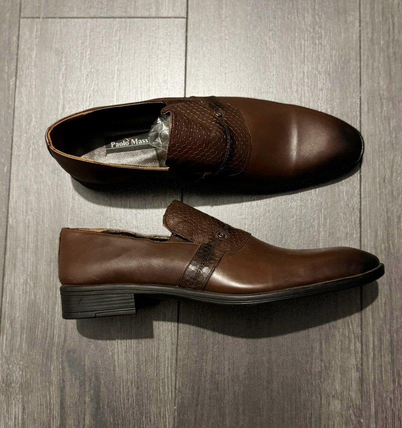 Paolo Massi Kahverengi Erkek Klasik Deri Ayakkabı - Görsel 4