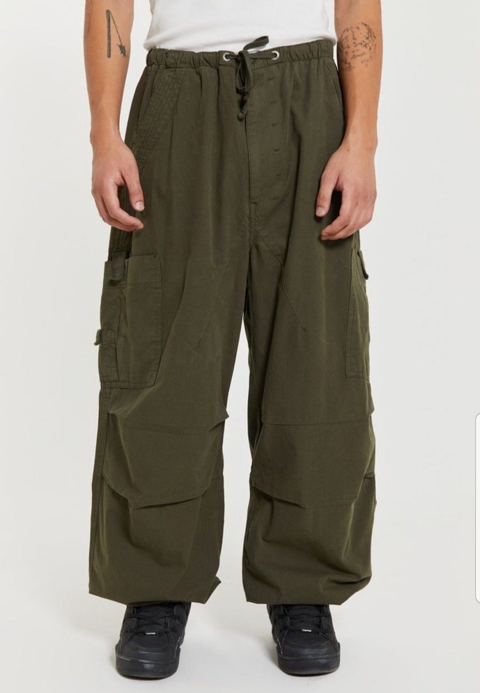 JADED CARGO PARAŞÜT PANTOLON - Görsel 4