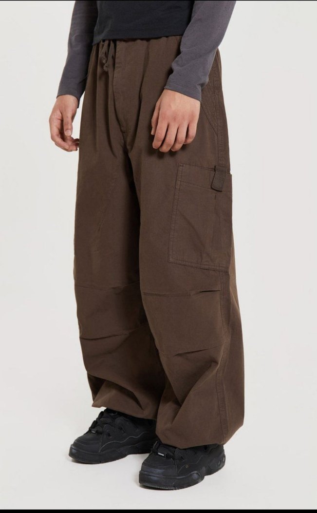 JADED CARGO PARAŞÜT PANTOLON - Görsel 2