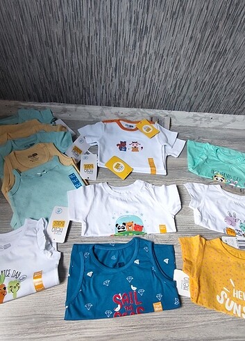 HelloBaby Hello Baby Markası çit çitli Bebek Atletleri Tanesi