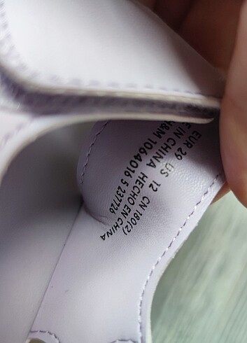 29 Beden mor Renk H&M Çocuk Ayakkabı