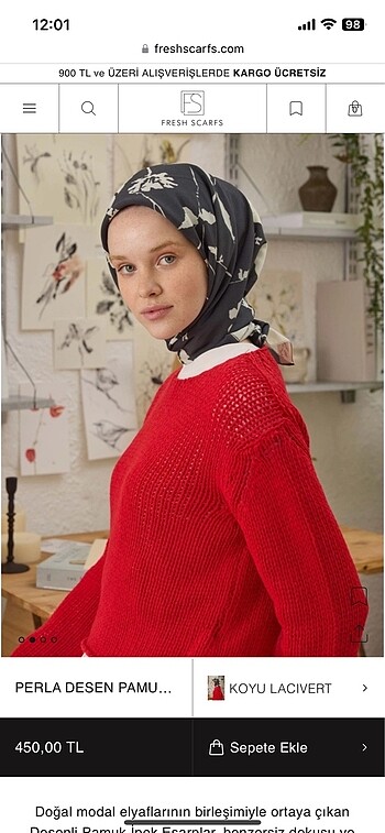 Fresh scarf