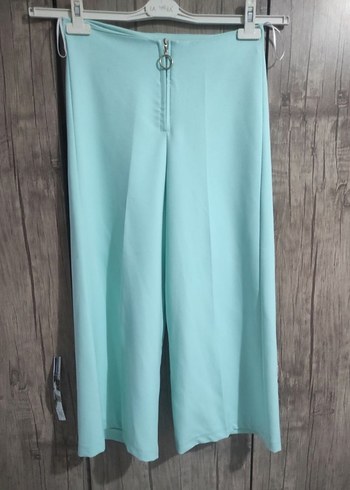 Turkuaz Kadın Uzun Kumaş Pantolon - Görsel 3