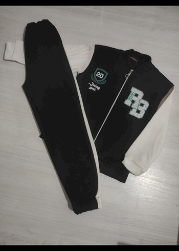 Siyah Baskılı Kadın Eşofman Takımı - Görsel 4