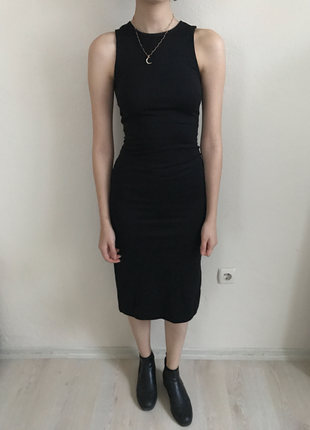 xs Beden siyah Renk H&M elbise