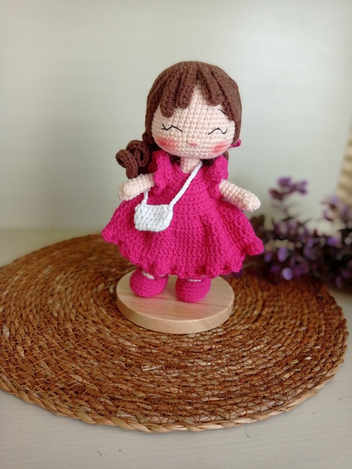 Pembe El Örgüsü Bebek - Görsel 3