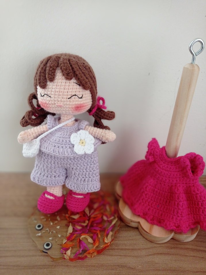 Pembe El Örgüsü Bebek - Görsel 2